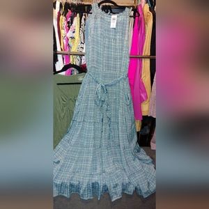 Torrid Plaid Goddess Neck Maxi